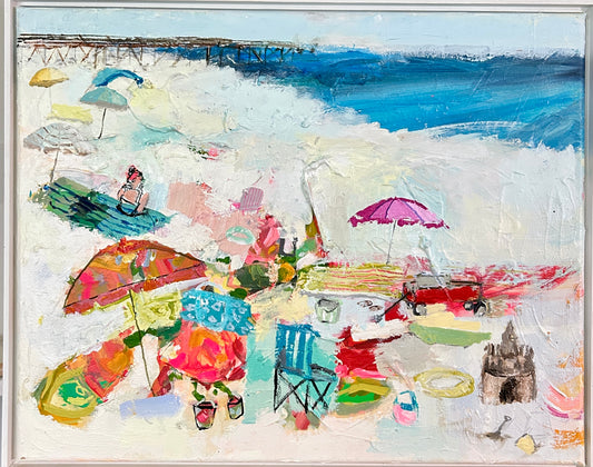 “Suntan & Sand Castles” by Vickie Randgaard
