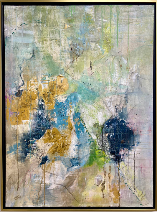 “Misted Blues” by Gail Cozart Williams