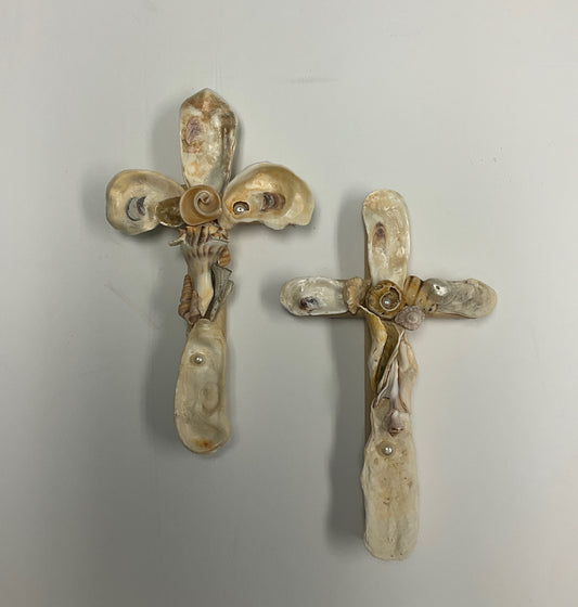 Shell Cross by Stephanie Worrell