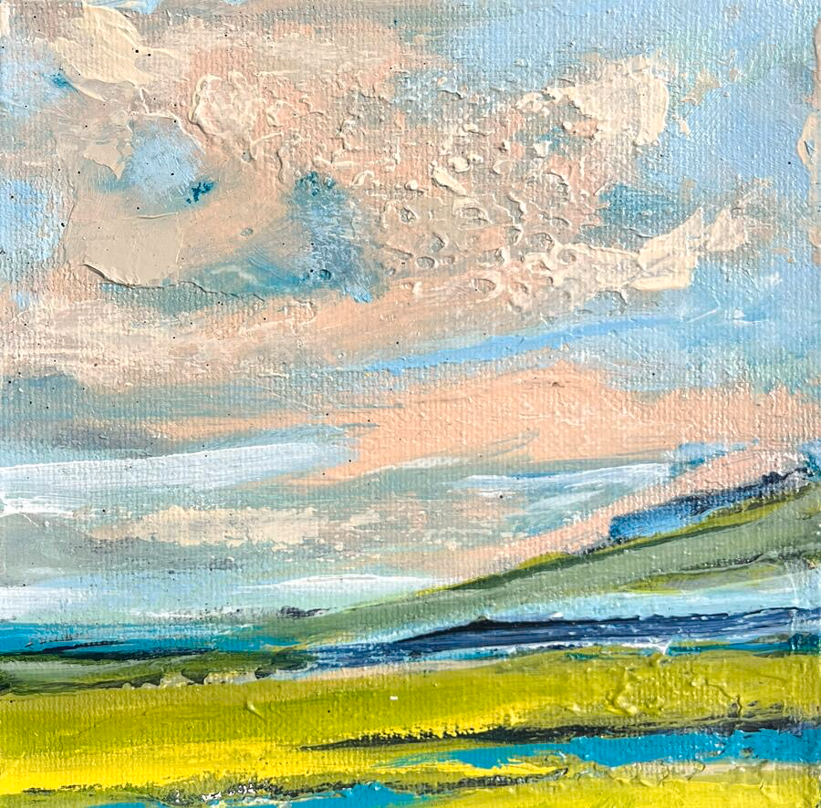 SERENE PASTEL LANDSCAPE GICLEE by Sydnor Greene