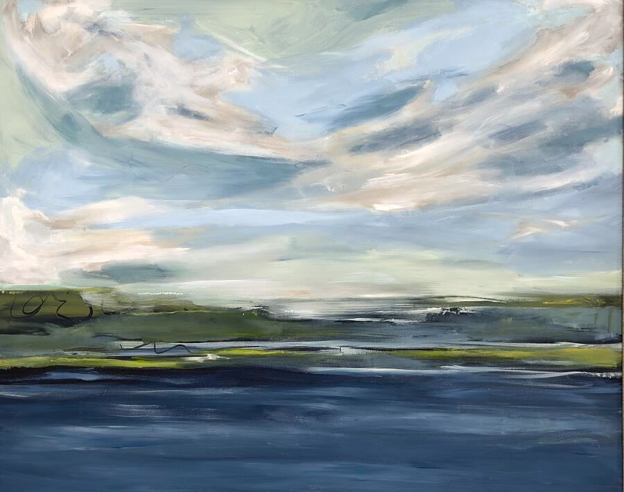 SERENE COASTAL LANDSCAPE GICLEE by Sydnor Greene