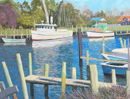 “Marshallberg Harbor” by Stephen Moore