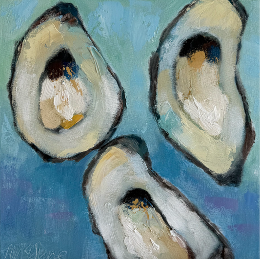 “Oysters I” by Nancy McClure