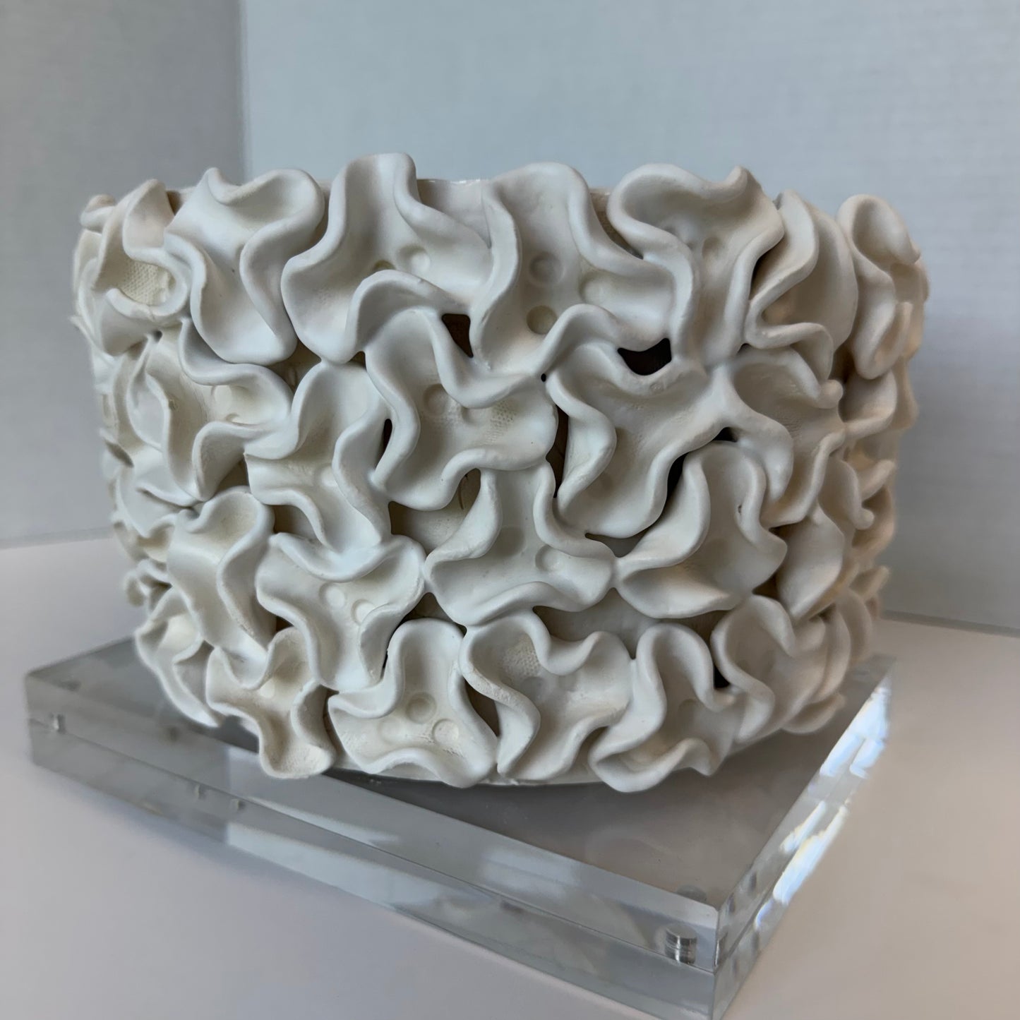 Large Ruffled Cachepot by Gail Williams