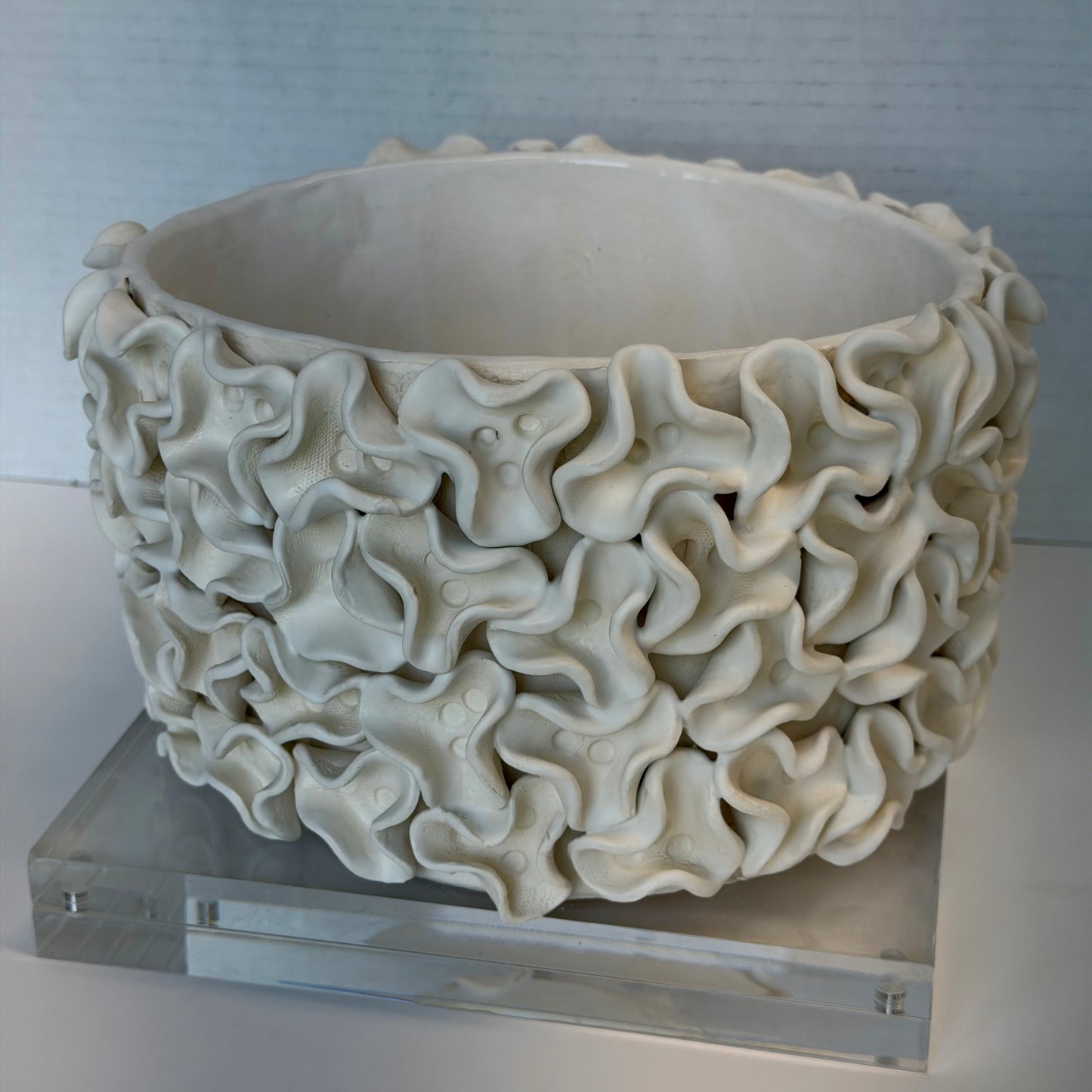 Large Ruffled Cachepot by Gail Williams