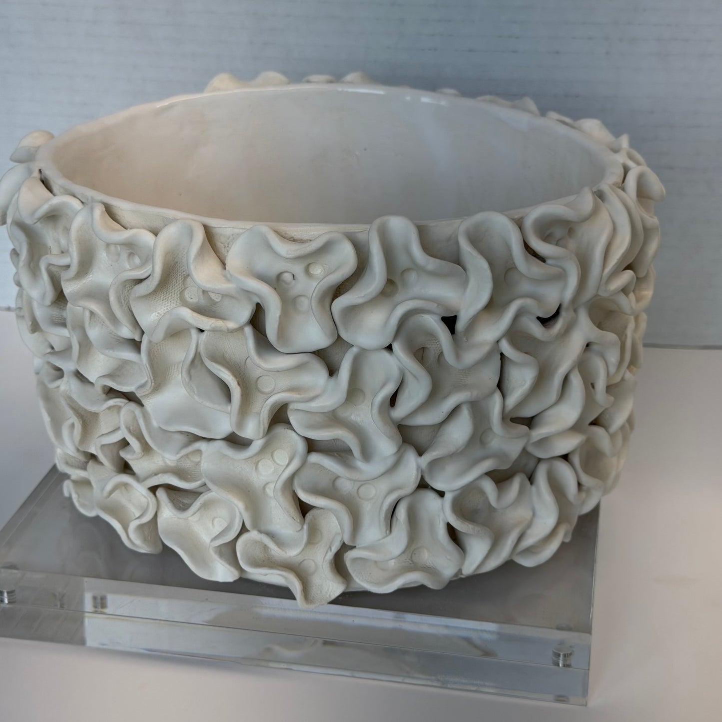 Large Ruffled Cachepot by Gail Williams