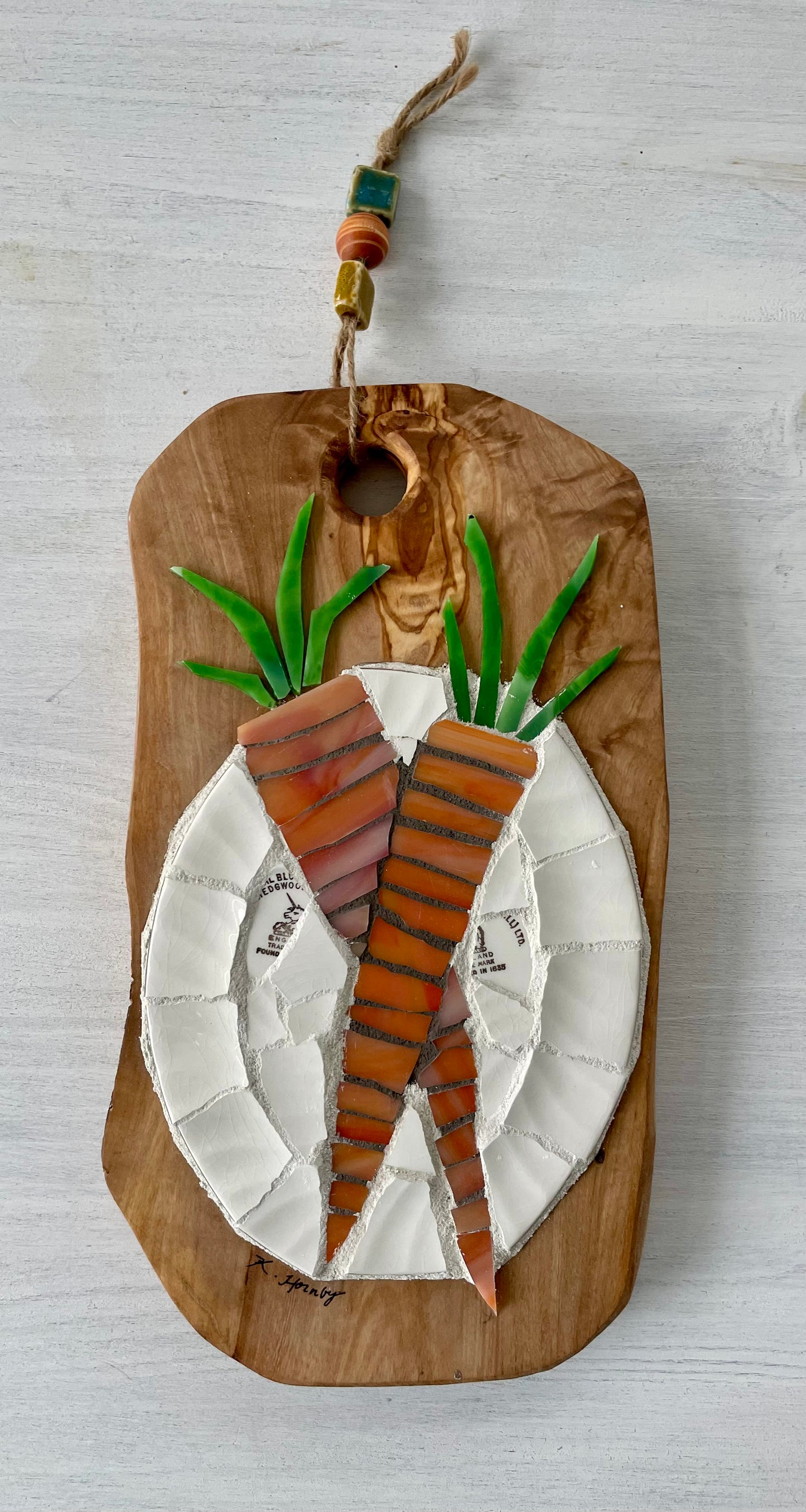 “Olivewood Board Veggies ” by Kelsie Hornby