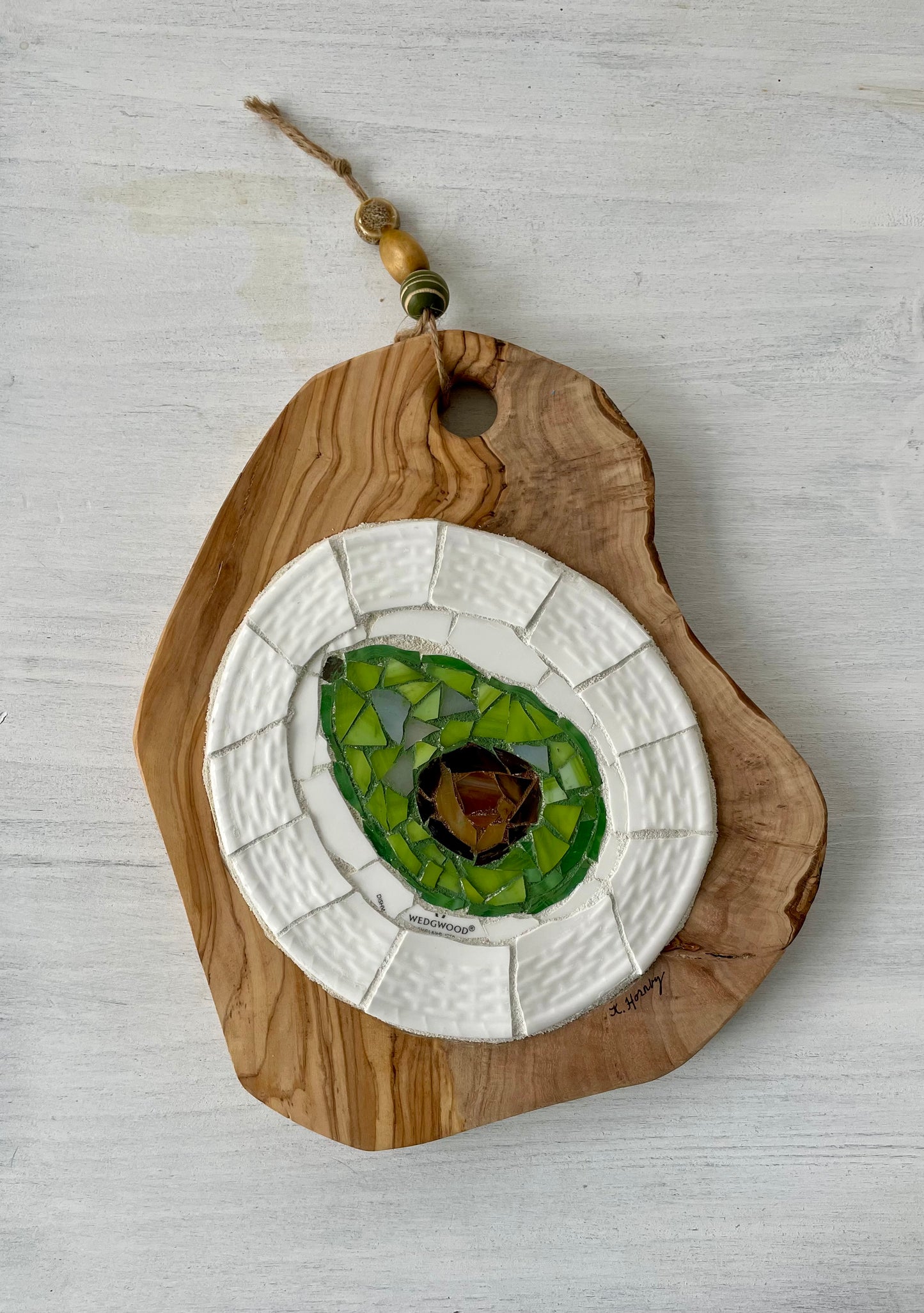 “Olivewood Board Veggies” by Kelsie Hornby