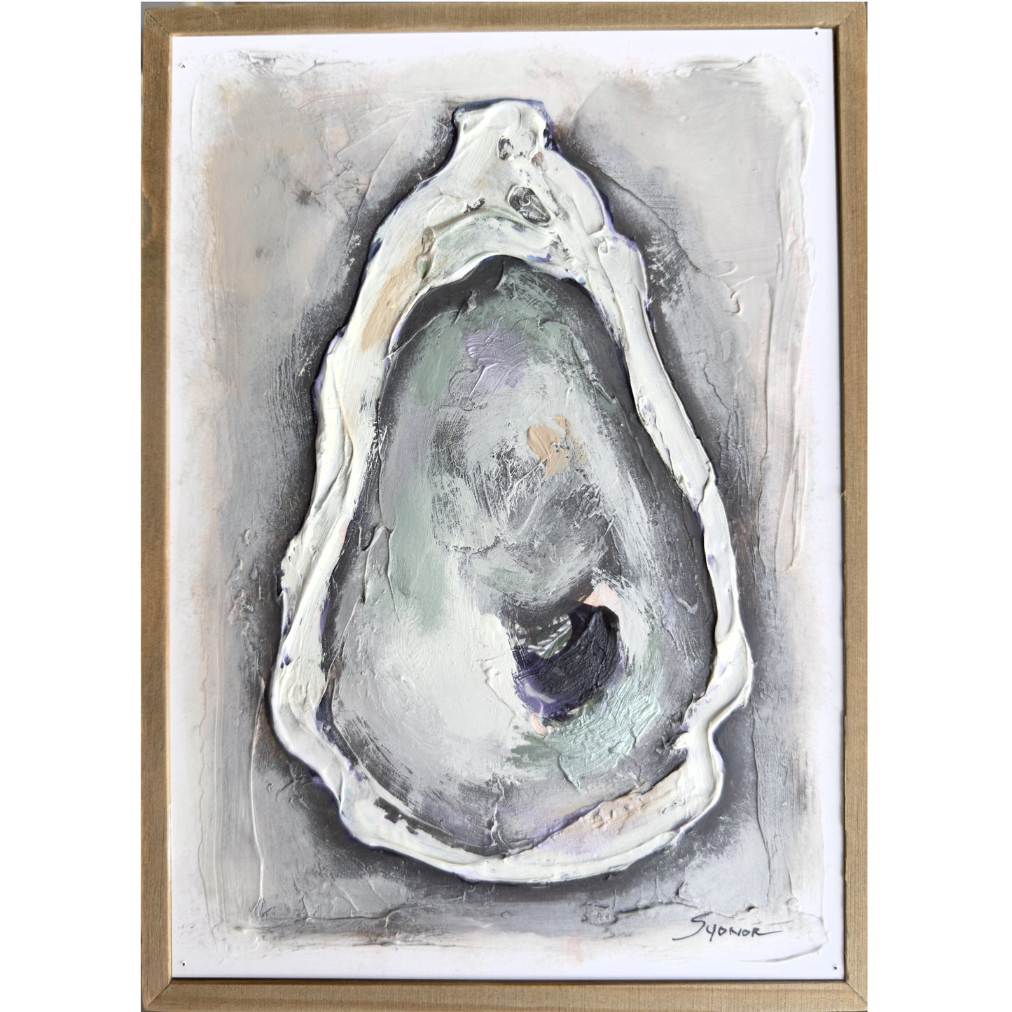 TEXTURED OYSTER I by Sydnor Greene