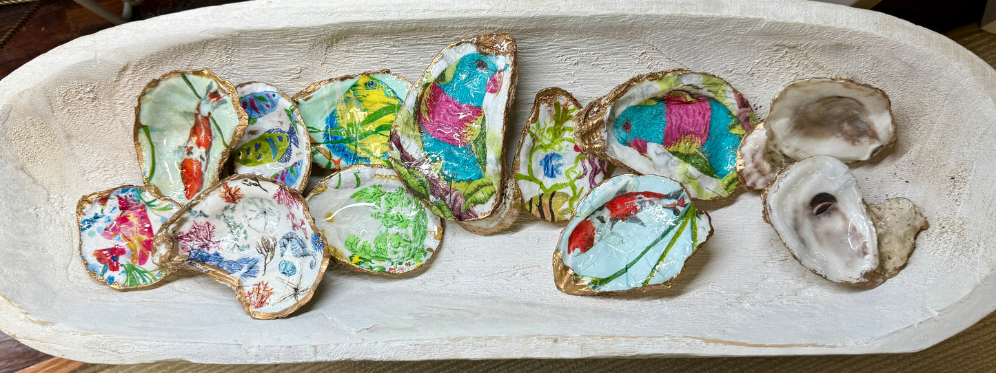 Decopaged Shells by Allyson Gray Edwards