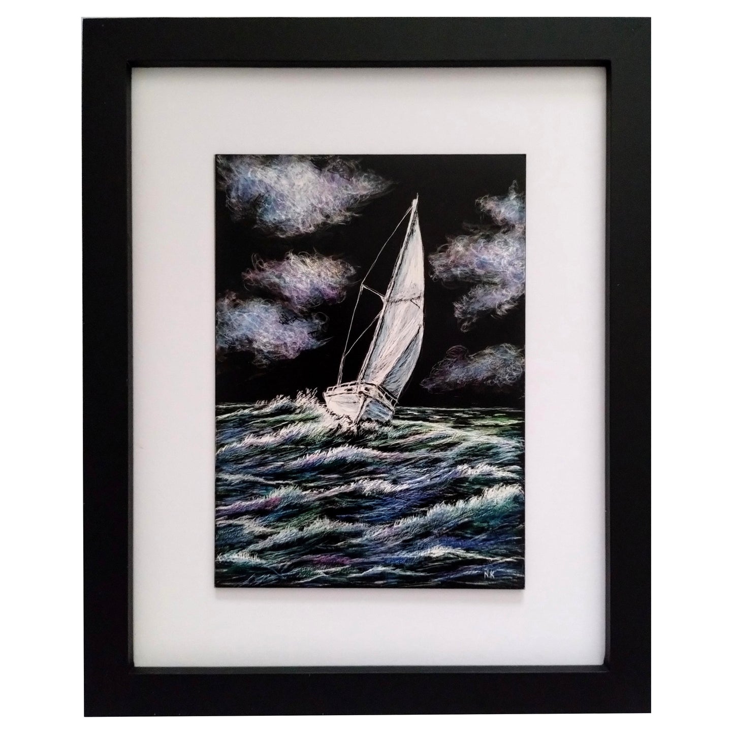 HOLD ON TIGHT SAILBOAT by Norlina Kelly
