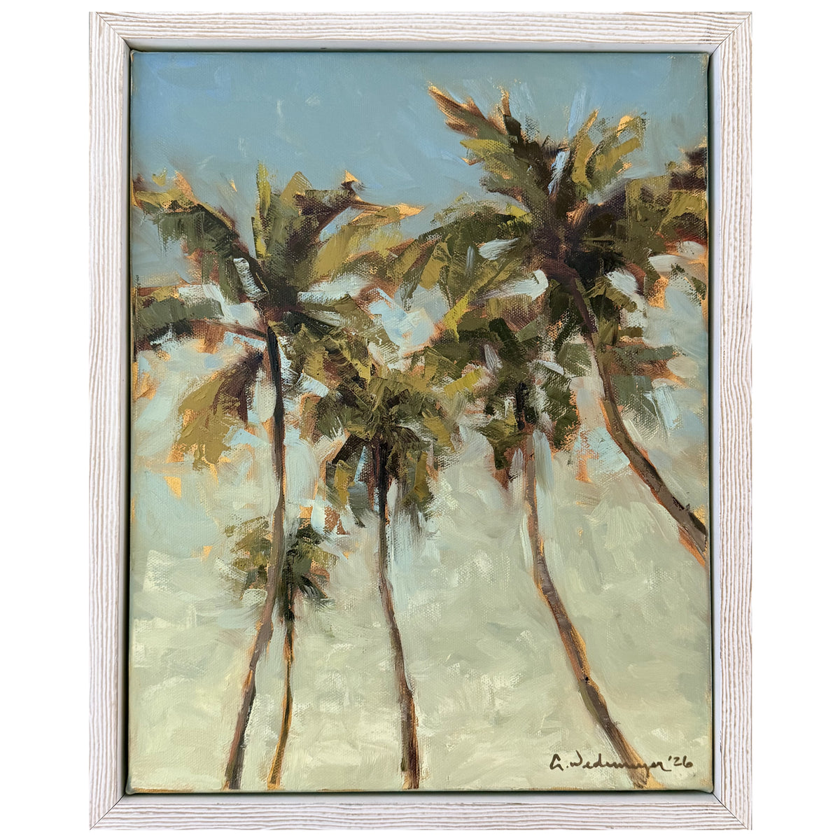 PALMS AT DUSK by Airlie Wedemeyer