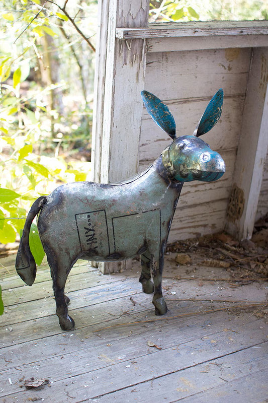 Recycled Metal Donkey