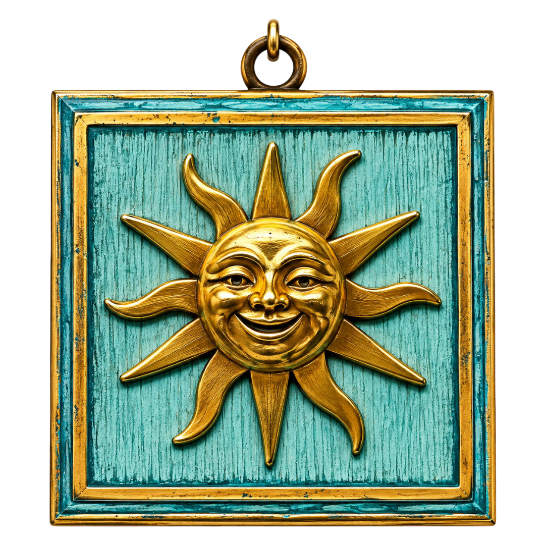 Blue Waxed Frame Sun Museum Bee