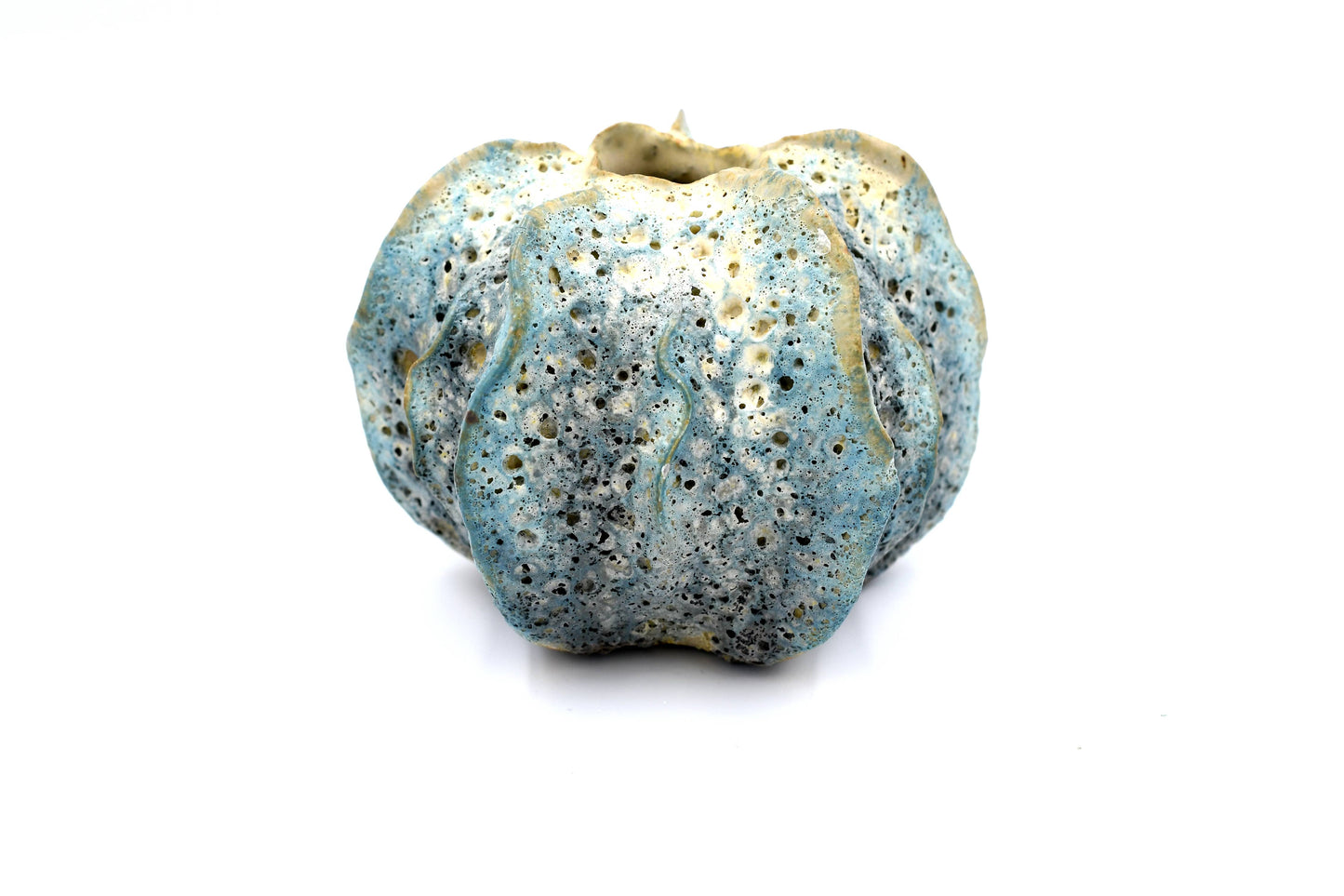 Small Sea Blue Luffa Bath Pouf