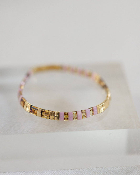 Orchid Tila Bracelet