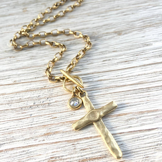 Cross religious inspirational handmade jewelry