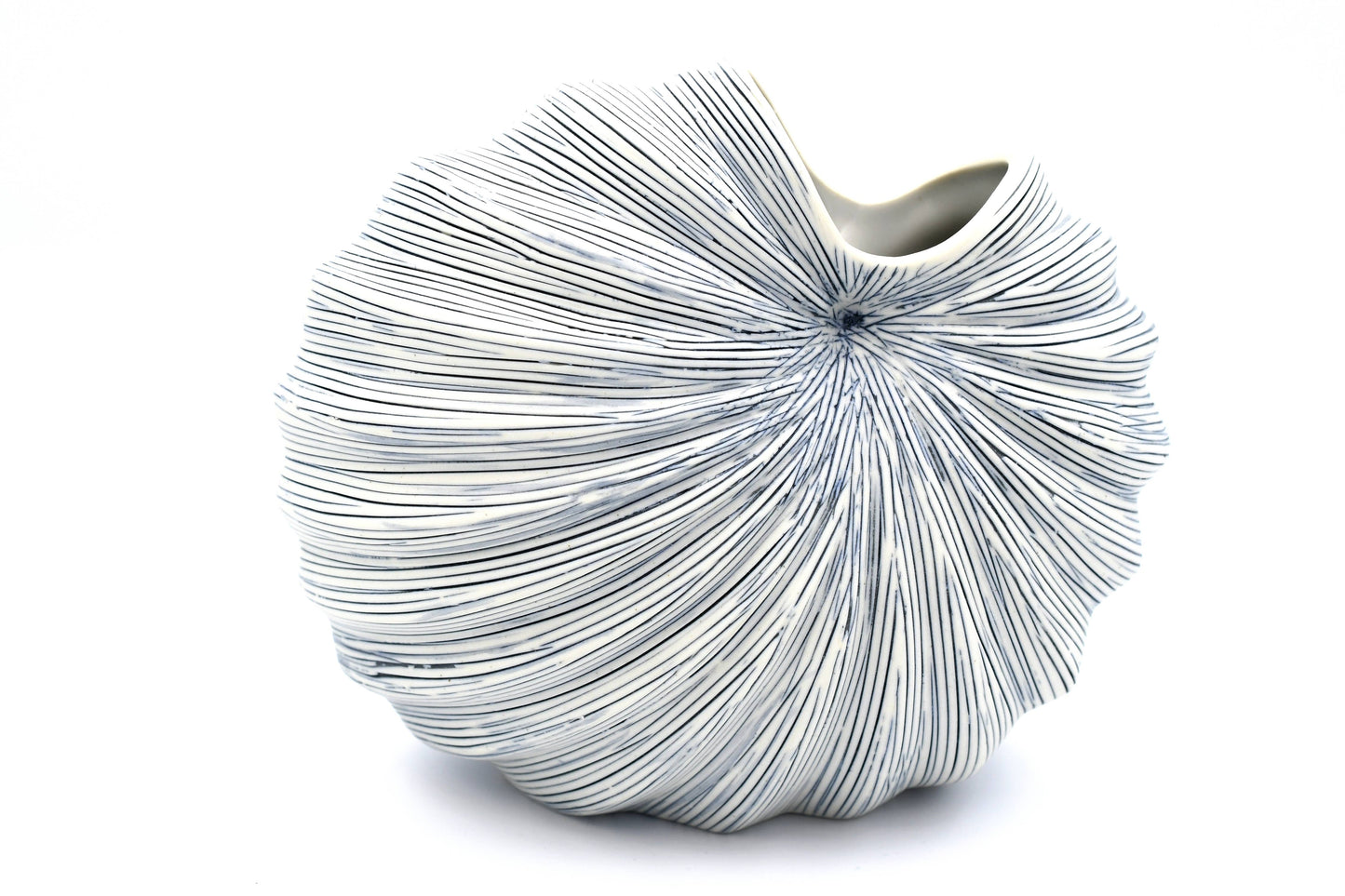 1280W27 PALM S-Handcrafted Porcelain Vase
