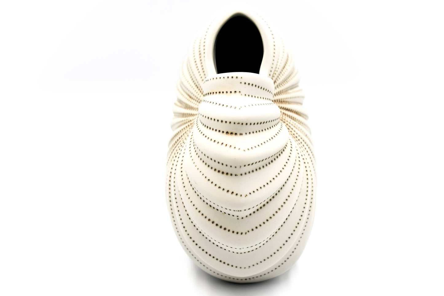 1280W23 PALM S-Handcrafted Porcelain Vase