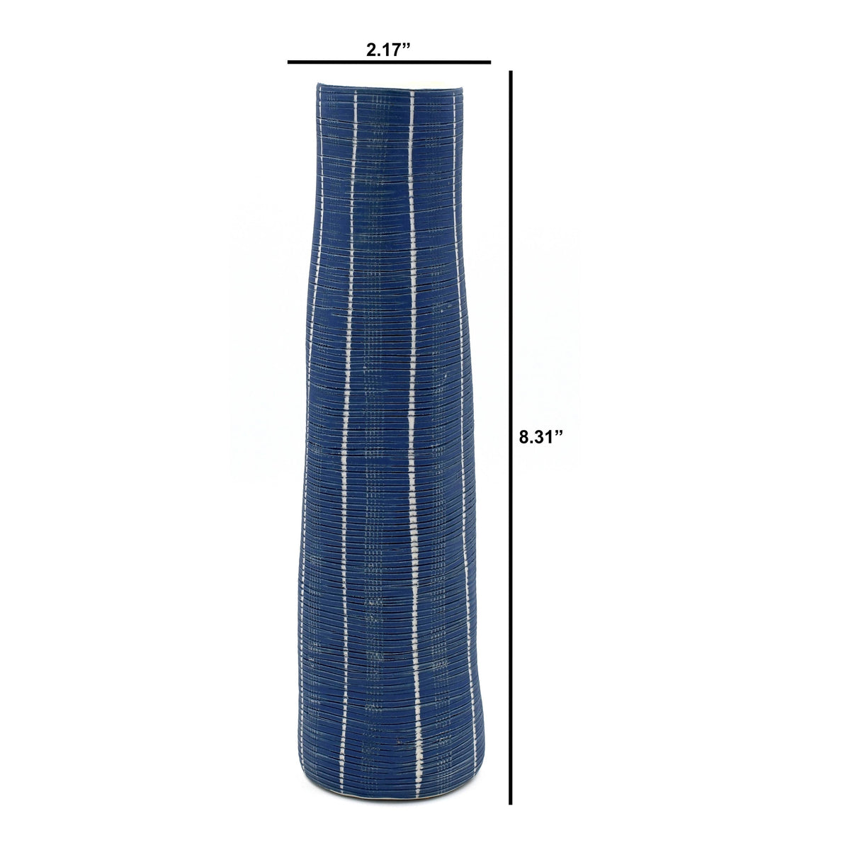 Handcrafted Blue Porcelain Vase