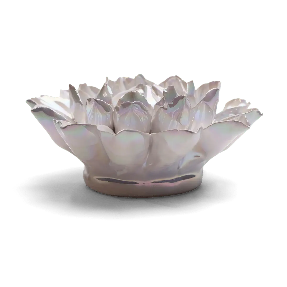 Pearl Dahlia Wall Art Pottery Ceramic Flower