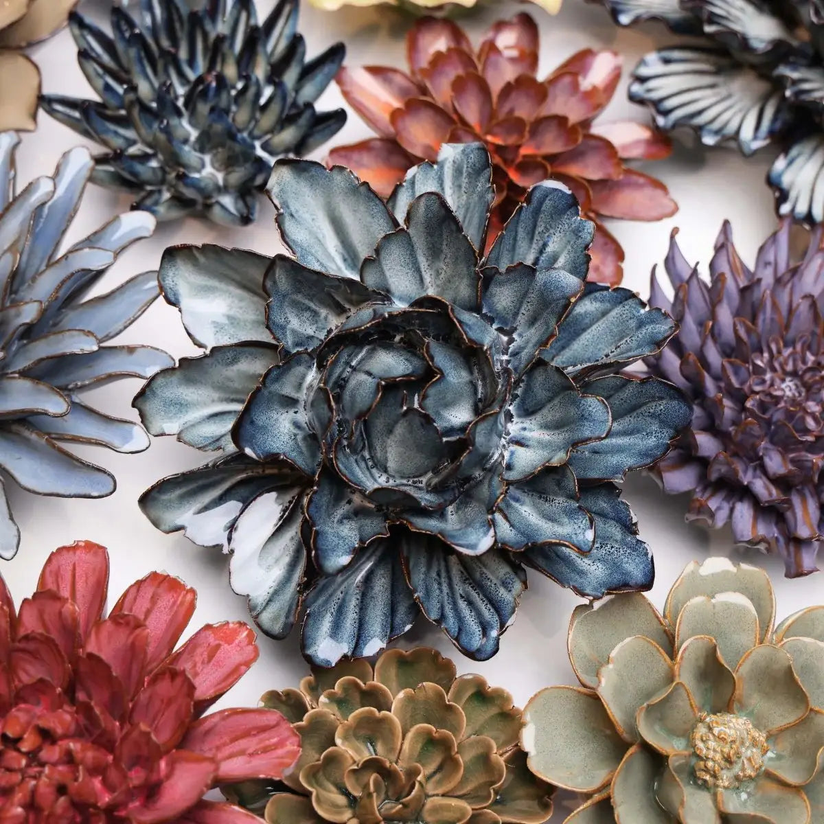 Easter Home: Ceramic Flowers for Spring Décor Peony