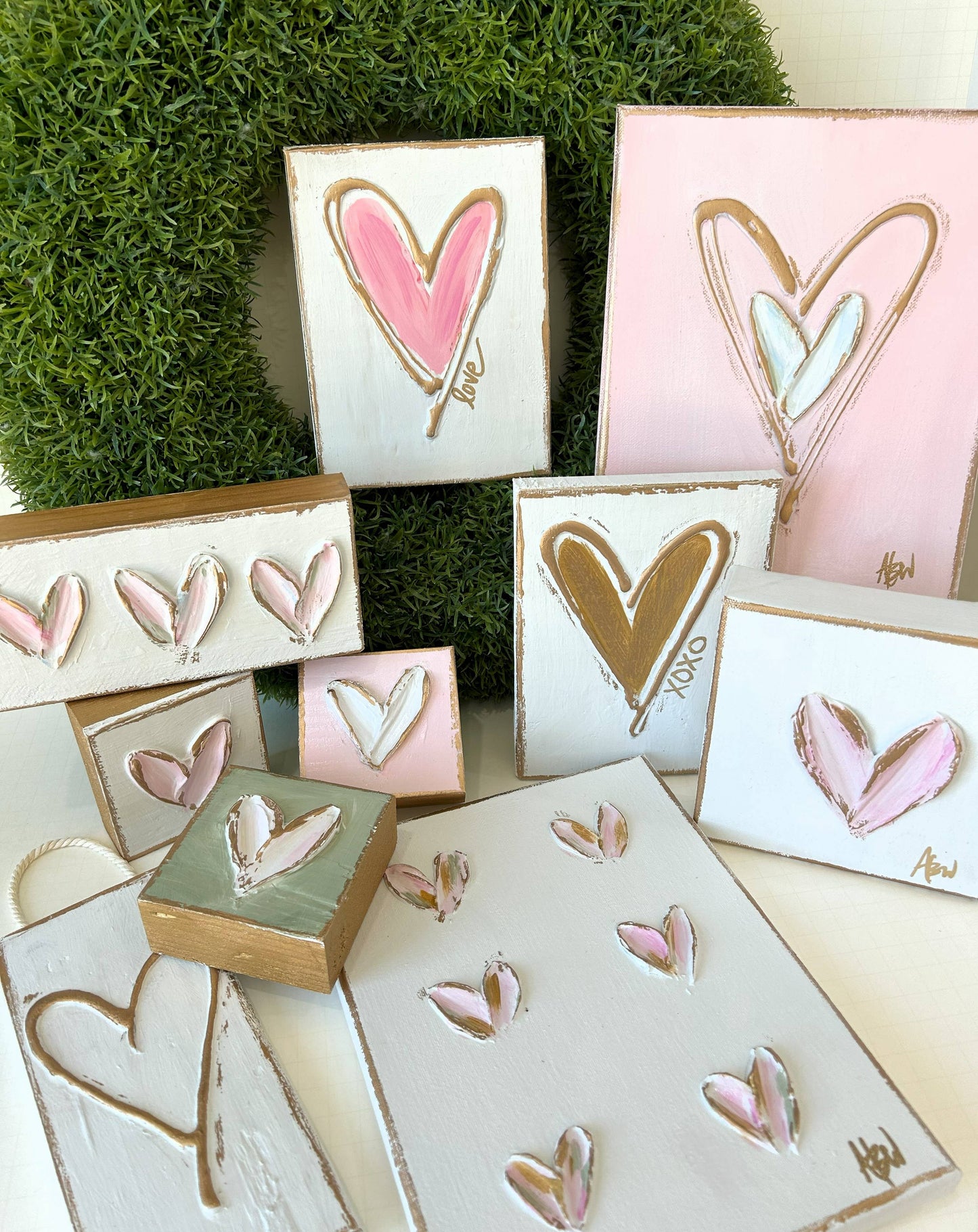 Heart block |  valentine | pastel | xoxo | love