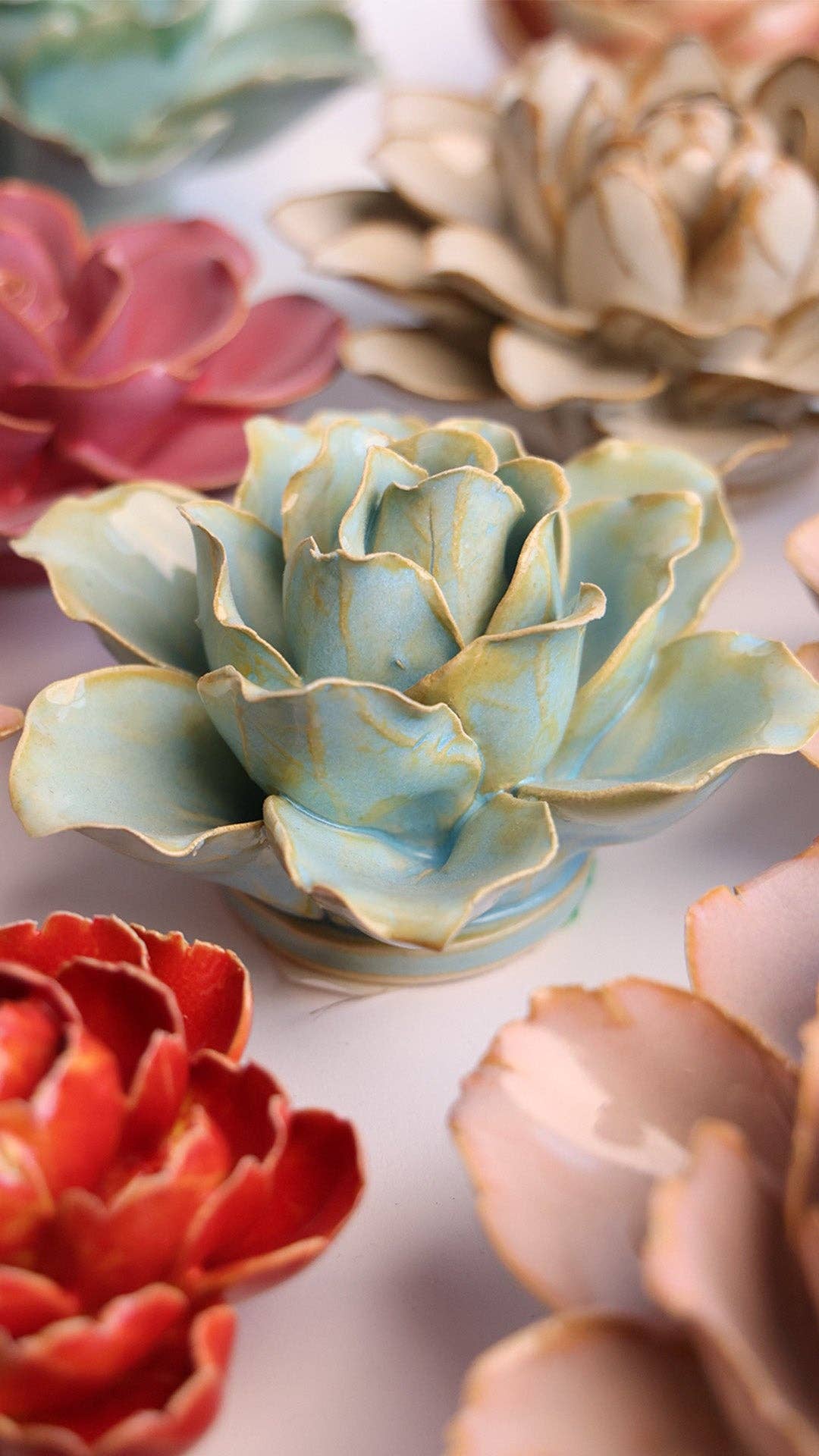 Premium Handpicked Tabletop Treasures Blue Stargazer Lily