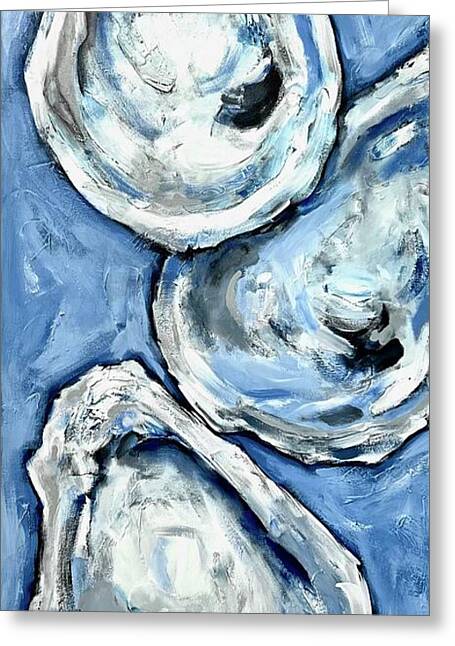 Carolina UNC Oysters - Greeting Card