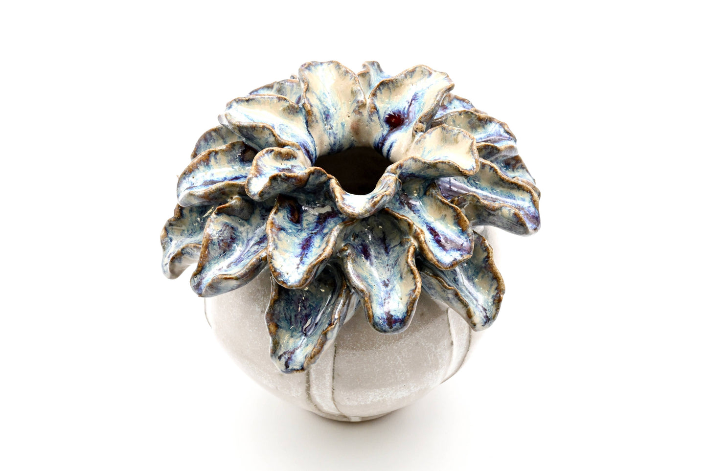 SRI141MEFFP CORAL PINE BLOOM VASE
