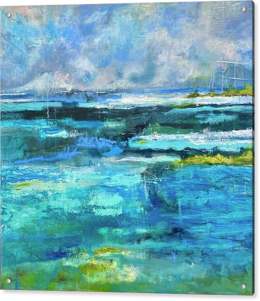 GICLÉE EAUCBLUES ACRYLIC By Gail Williams