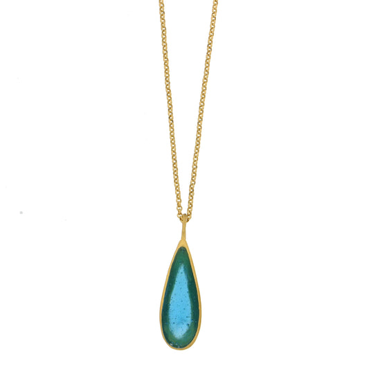 Tear Drop Bubbles 16" Adj. Pendant